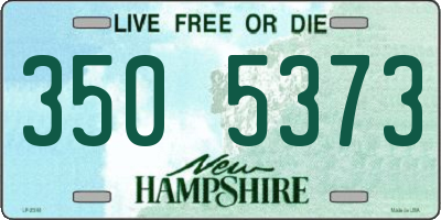 NH license plate 3505373