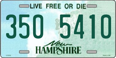 NH license plate 3505410