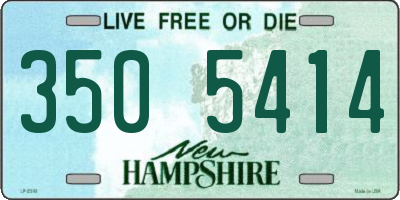 NH license plate 3505414