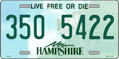 NH license plate 3505422