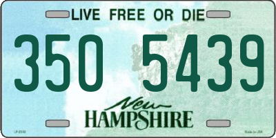 NH license plate 3505439