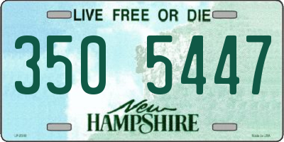 NH license plate 3505447