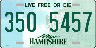 NH license plate 3505457