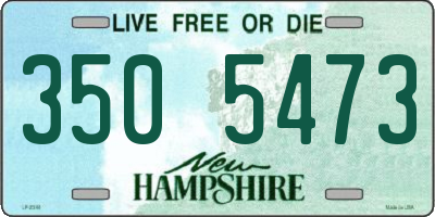 NH license plate 3505473