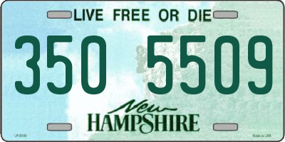 NH license plate 3505509