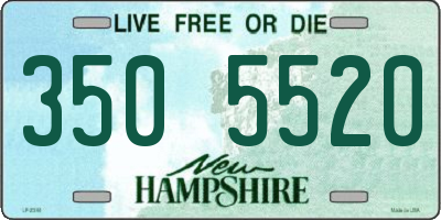 NH license plate 3505520
