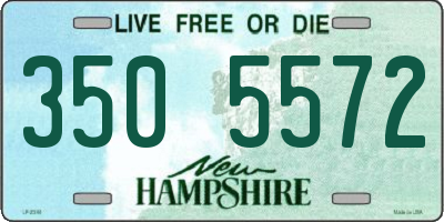 NH license plate 3505572