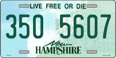 NH license plate 3505607