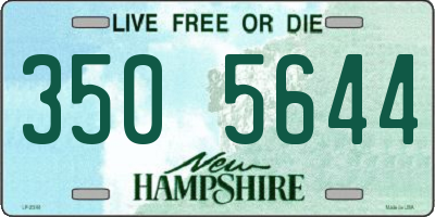 NH license plate 3505644