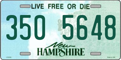 NH license plate 3505648
