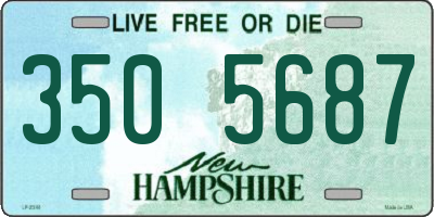 NH license plate 3505687