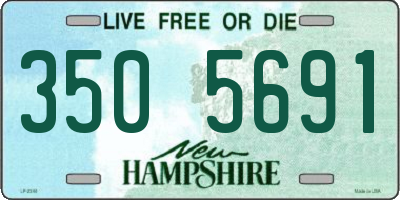 NH license plate 3505691
