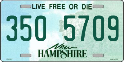 NH license plate 3505709