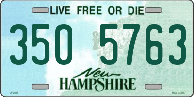 NH license plate 3505763