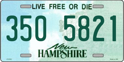 NH license plate 3505821