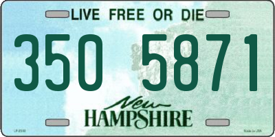 NH license plate 3505871