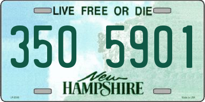 NH license plate 3505901