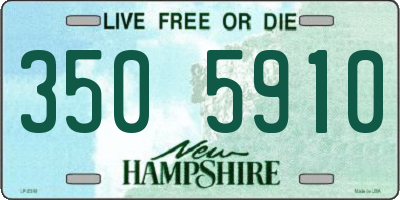 NH license plate 3505910