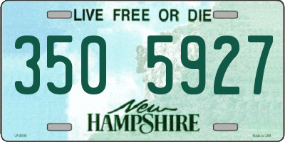 NH license plate 3505927