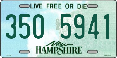 NH license plate 3505941