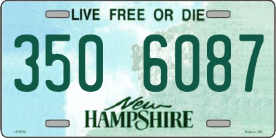 NH license plate 3506087