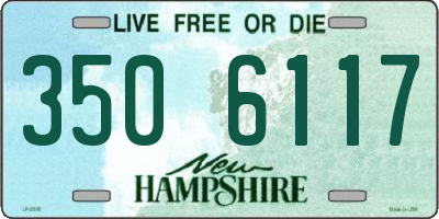 NH license plate 3506117