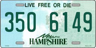 NH license plate 3506149