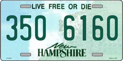 NH license plate 3506160