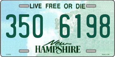 NH license plate 3506198
