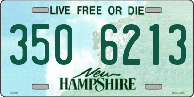 NH license plate 3506213