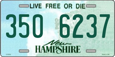 NH license plate 3506237