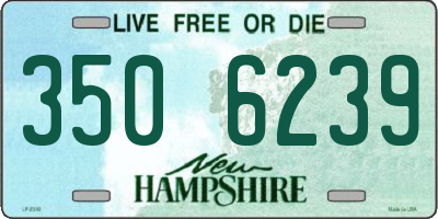 NH license plate 3506239