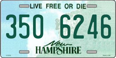 NH license plate 3506246