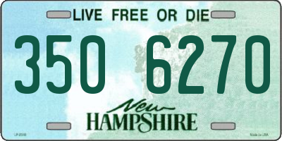 NH license plate 3506270