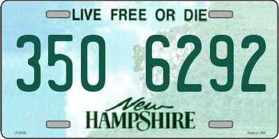 NH license plate 3506292