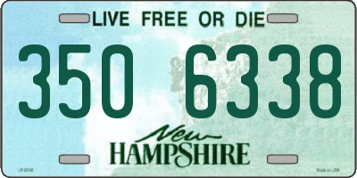 NH license plate 3506338