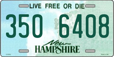 NH license plate 3506408