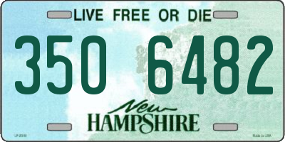 NH license plate 3506482