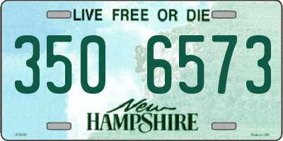 NH license plate 3506573