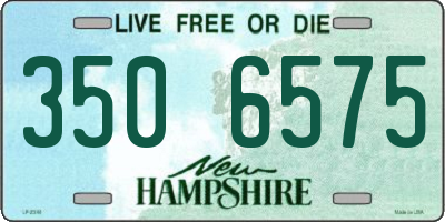 NH license plate 3506575