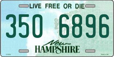NH license plate 3506896