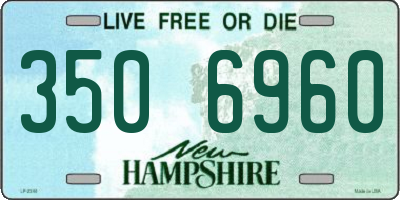NH license plate 3506960