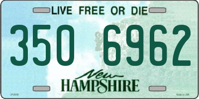 NH license plate 3506962