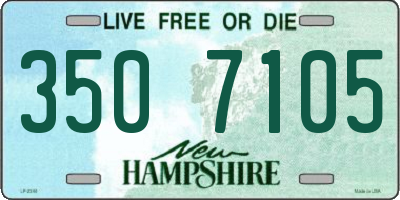 NH license plate 3507105