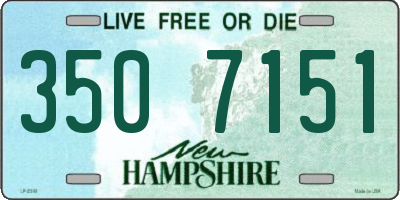 NH license plate 3507151