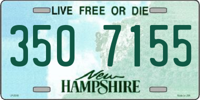 NH license plate 3507155