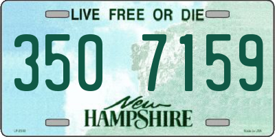 NH license plate 3507159