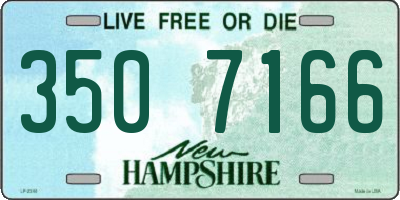 NH license plate 3507166