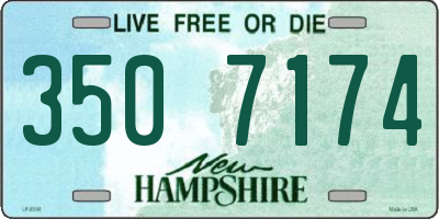 NH license plate 3507174