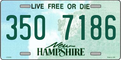 NH license plate 3507186